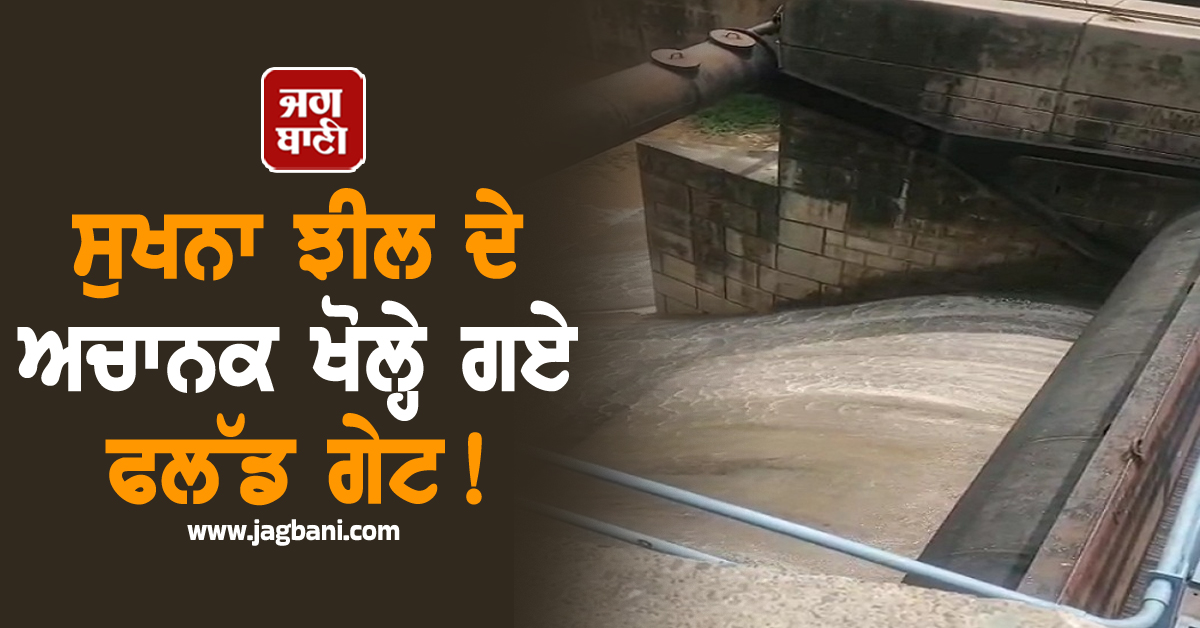 ਸੁਖਨਾ ਝੀਲ ਦੇ ਅਚਾਨਕ ਖੋਲ੍ਹੇ ਗਏ ਫਲੱਡ ਗੇਟ! ਜਾਣੋ ਕਿਉਂ ਕਰਨਾ ਪਿਆ ਅਜਿਹਾ