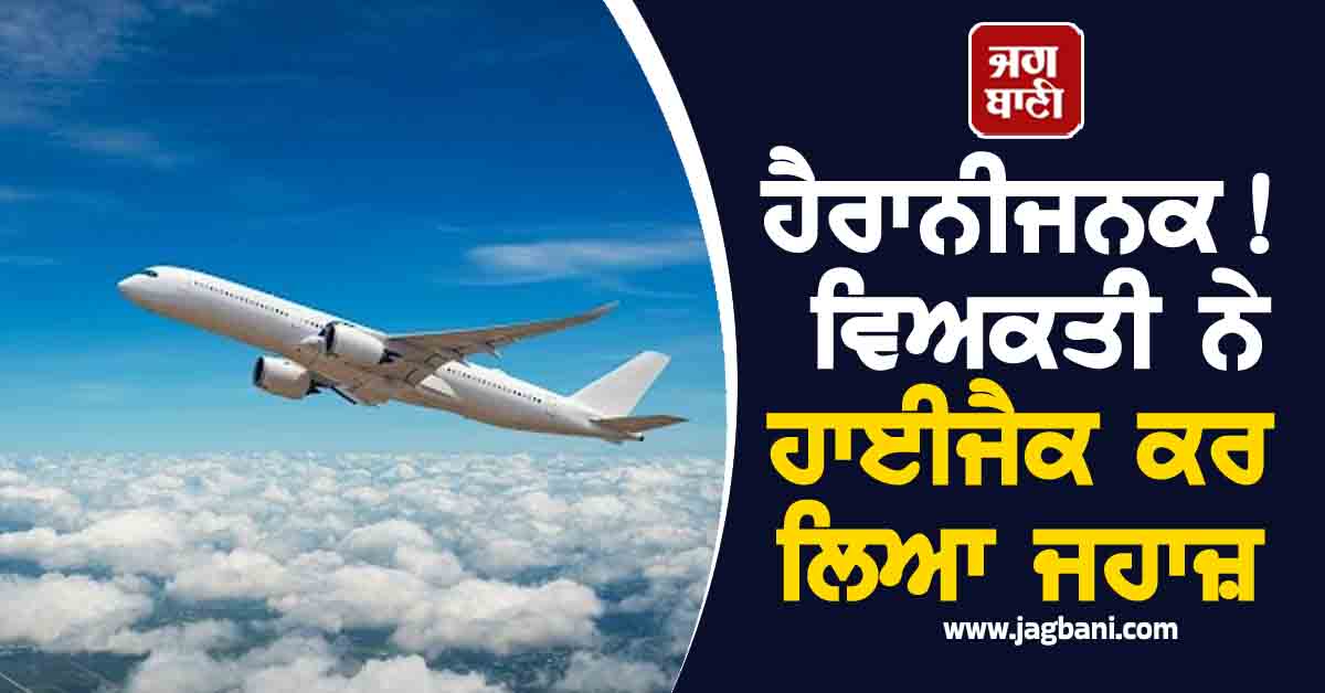 ਹੈਰਾਨੀਜਨਕ! ਵਿਅਕਤੀ ਨੇ ਹਾਈਜੈਕ ਕਰ ਲਿਆ ਜਹਾਜ਼ ਤੇ ਫਿਰ....