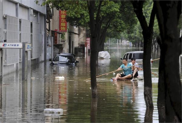 after heavy rain red alert issued in china