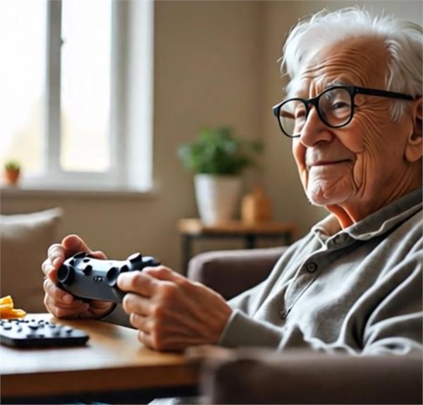 craze for video games is growing even among the elderly