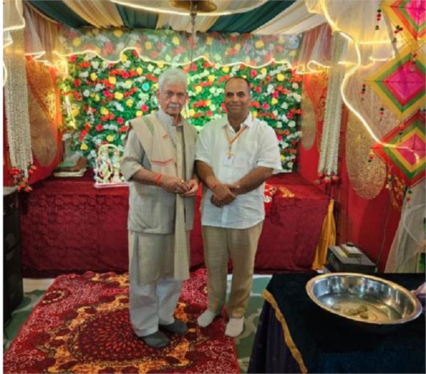 lieutenant governor manoj sinha reaches baltal