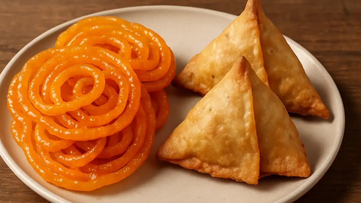 ਬੇਚਾਰੀ ਜਲੇਬੀ ਅਤੇ ਸਮੋਸਾ