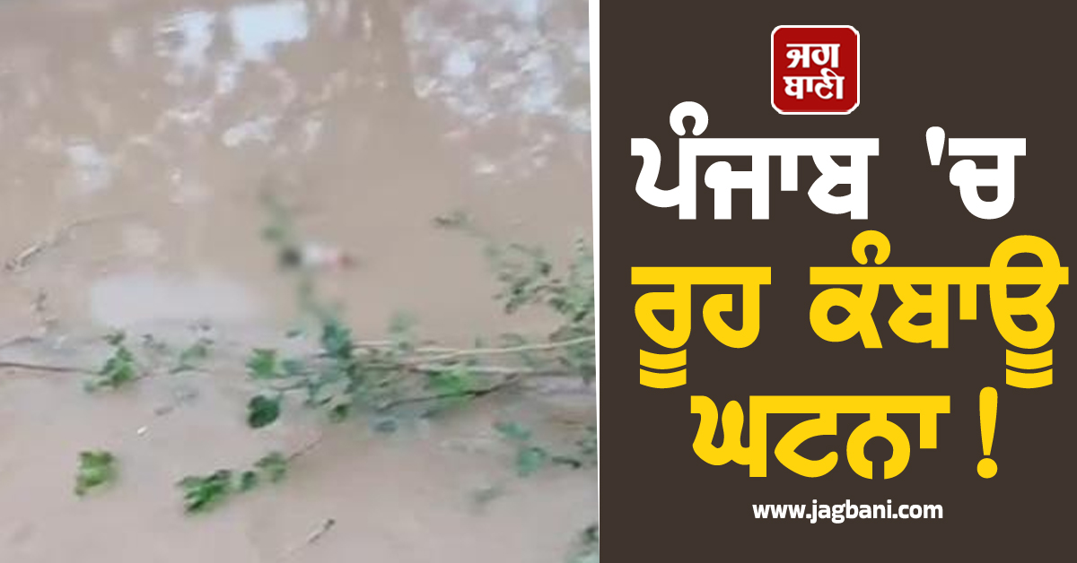 ਪੰਜਾਬ 'ਚ ਰੂਹ ਕੰਬਾਊ ਘਟਨਾ! ਨਹਿਰ 'ਚ ਰੁੜੇ ਆਉਂਦੇ ਮਾਸੂਮ ਨੂੰ ਵੇਖ ਲੋਕਾਂ ਦੇ ਉੱਡੇ ਹੋਸ਼