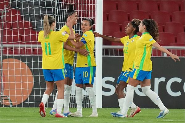 defending champion brazil in copa america feminina final
