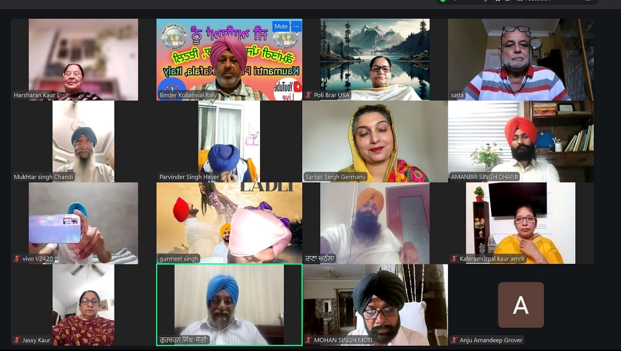 ਕੌਮਾਂਤਰੀ ਪੰਜਾਬੀ ਕਾਫ਼ਲਾ, ਕਵੀ ਦਰਬਾਰ ''ਚ ਕਵੀਆਂ ਨੇ ਕਰਵਾਈ ਵਾਹ- ਵਾਹ