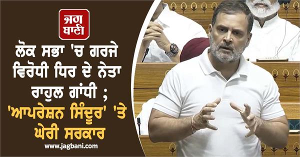 rahul gandhi in lok sabha
