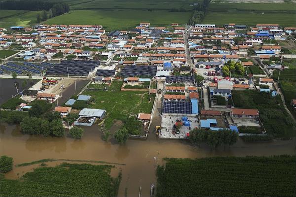 floods after heavy rain in china