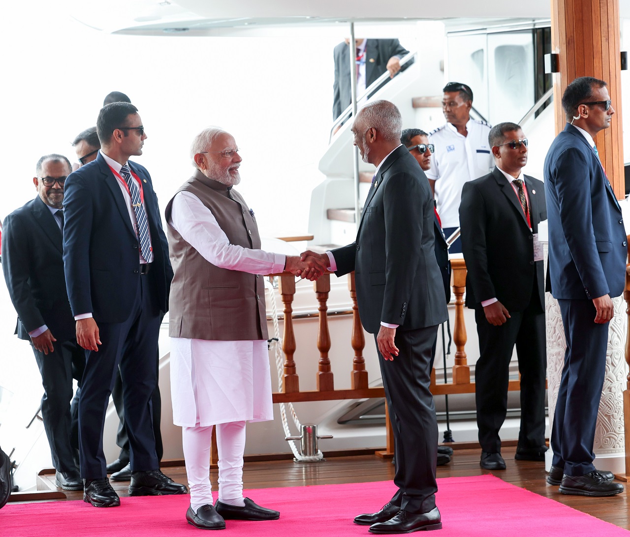 PM ਮੋਦੀ ਅਤੇ ਰਾਸ਼ਟਰਪਤੀ ਮੁਈਜ਼ੂ ਵਿਚਾਲੇ ਸਬੰਧ ਮਜ਼ਬੂਤ ਕਰਨ 'ਤੇ ਗੱਲਬਾਤ