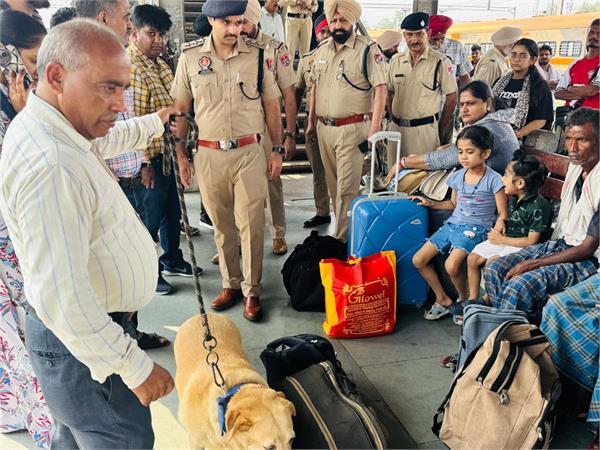 caso operation conducted at railway station in jalandhar