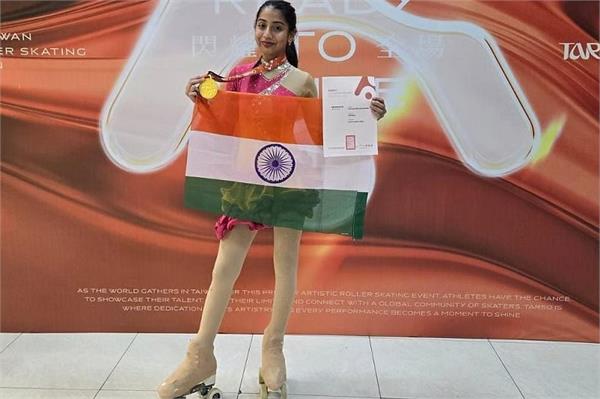 rhythm mamania wins gold in roller skating in south korea