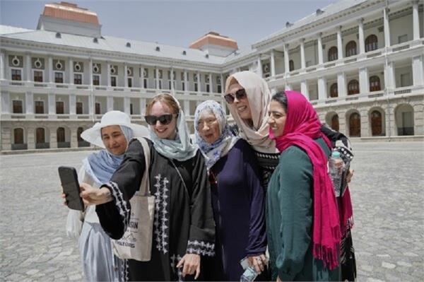 female guides lead female tourists in afghanistan