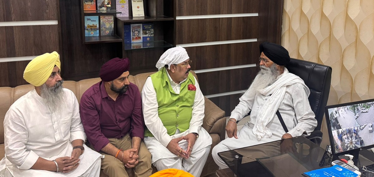 ਸ੍ਰੀ ਹਰਿਮੰਦਰ ਸਾਹਿਬ ਨੂੰ ਮਿਲੀ ਧਮਕੀ ਮਗਰੋਂ ਹਰਜਿੰਦਰ ਧਾਮੀ ਨੂੰ ਮਿਲਿਆ ਭਾਜਪਾ ਵਫਦ