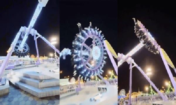 360 degree swing suddenly breaks the accident will blow your mind