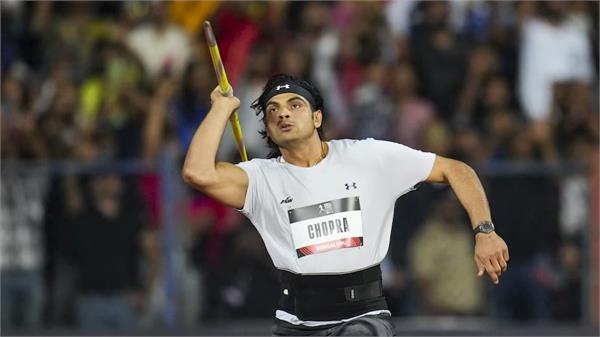 neeraj chopra wins third consecutive silver in diamond league