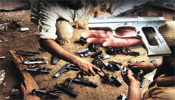 illegal arms manufacturing factories being caught in the country 