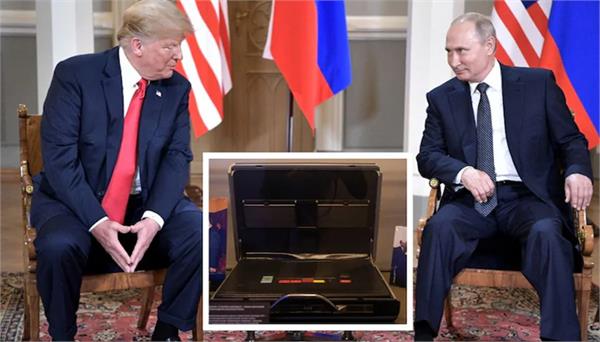 nuclear briefcase to stay in a room during trump putin meeting