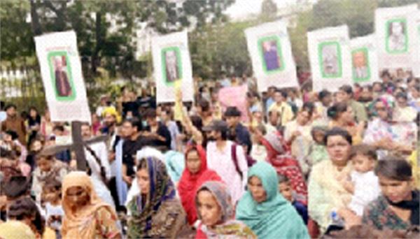 key demands raised in  minority rights march  in pakistan
