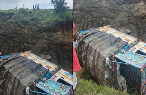 van full of devotees going to temple falls into gorge