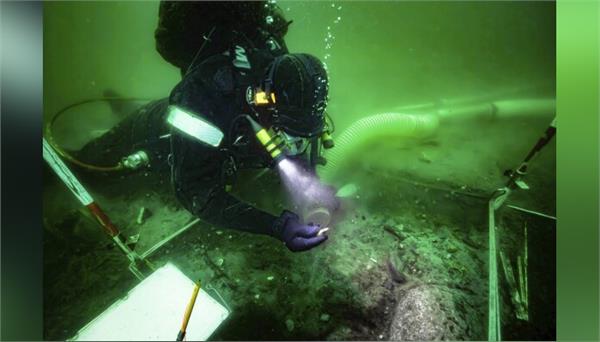 submerged stone age settlements discovered in denmark