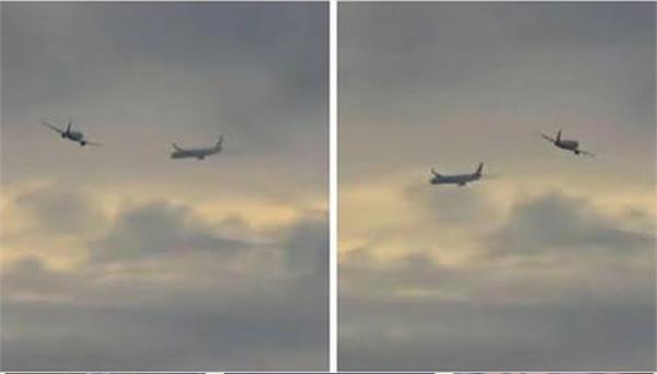 mid air collision narrowly averted in foggy london skies