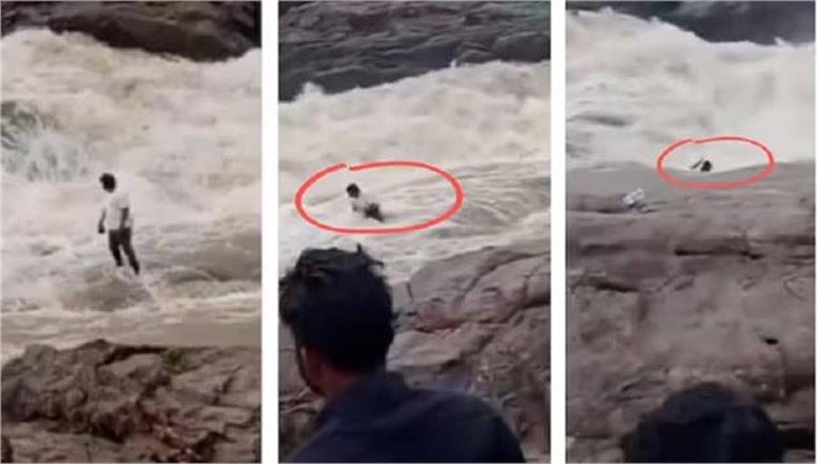 Video ਬਣਾ ਰਿਹਾ ਸੀ ਮਸ਼ਹੂਰ Youtuber, ਤੇਜ਼ ਪਾਣੀ ਦੇ ਵਹਾਅ ''ਚ ਫਸ ਕੇ ਕੁਝ ਸਕਿੰਟਾਂ...