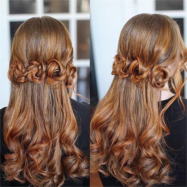 open hair is giving women a modern look with beauty