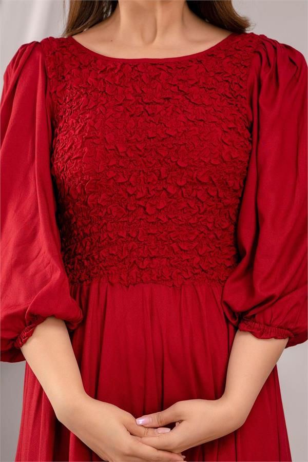 puff sleeve frock young girls like