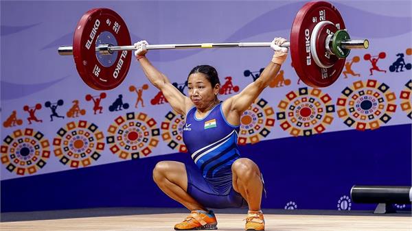 mirabai wins gold at commonwealth championships