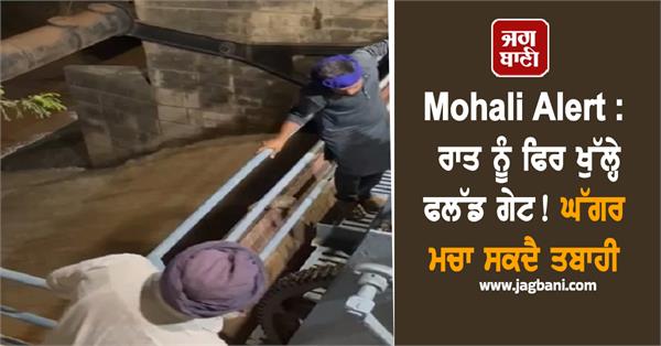 mohali alert flood gates open again 