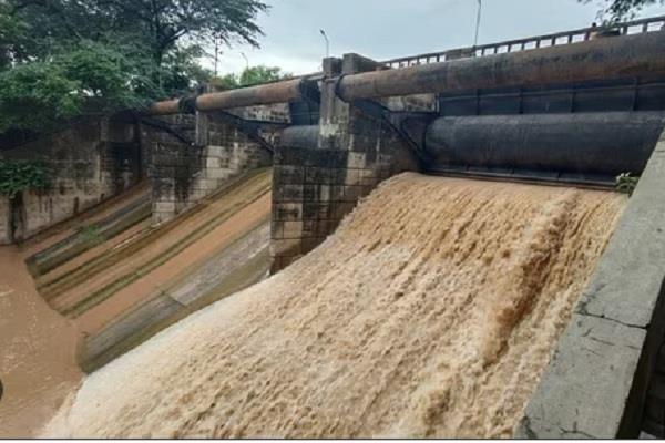 sukhna lake flood gates opened for the fourth time in a month