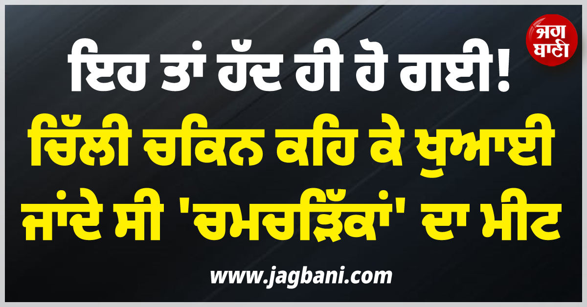 ਇਹ ਤਾਂ ਹੱਦ ਹੀ ਹੋ ਗਈ ! ਚਿੱਲੀ ਚਿਕਨ ਕਹਿ ਕੇ ਖੁਆਈ ਜਾਂਦੇ ਸੀ ''ਚਮਚੜਿੱਕਾਂ'' ਦਾ ਮੀਟ