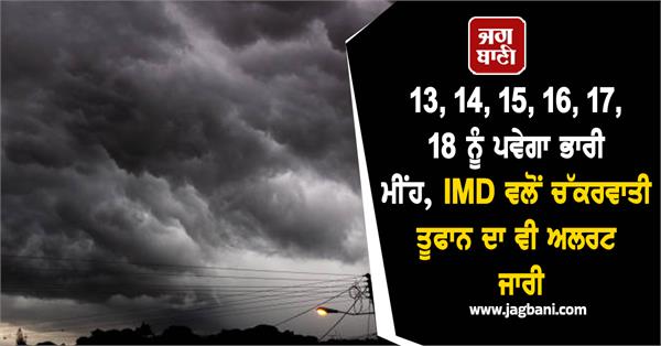 heavy rain alert