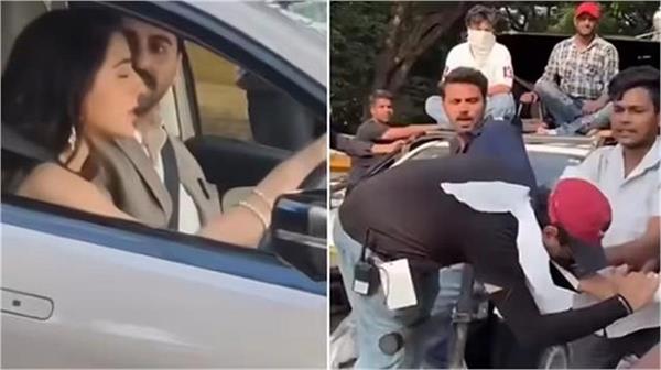 ayushmann khurrana sara ali khan crew member fight