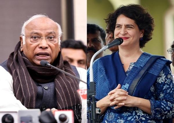 kharge and priyanka gandhi rakhi greetings