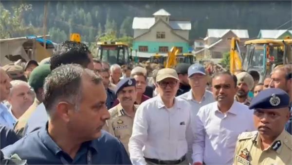 chief minister omar abdullah reached chashoti village