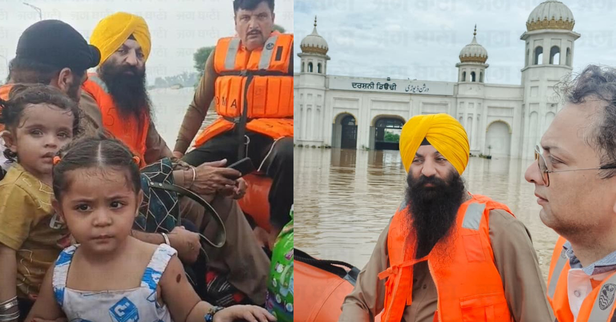 ਗੁਰਦੁਆਰਾ ਕਰਤਾਰਪੁਰ ਸਾਹਿਬ ਵਿਖੇ 12-12 ਫੁੱਟ ਚੜ੍ਹਿਆ ਪਾਣੀ, ਕਿਸ਼ਤੀਆਂ ਰਾਹੀਂ ਕੱਢੇ ਗਏ ਸਰਧਾਲੂ