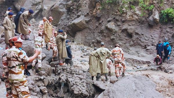 kinnar kailash yatra clouds itbp pilgrims