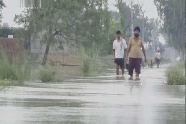 floodwaters filled many villages