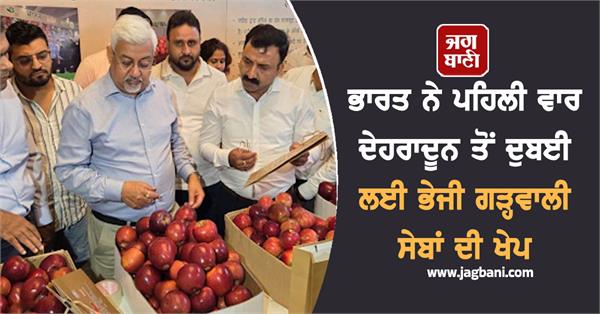 garhwali apples from dehradun to dubai