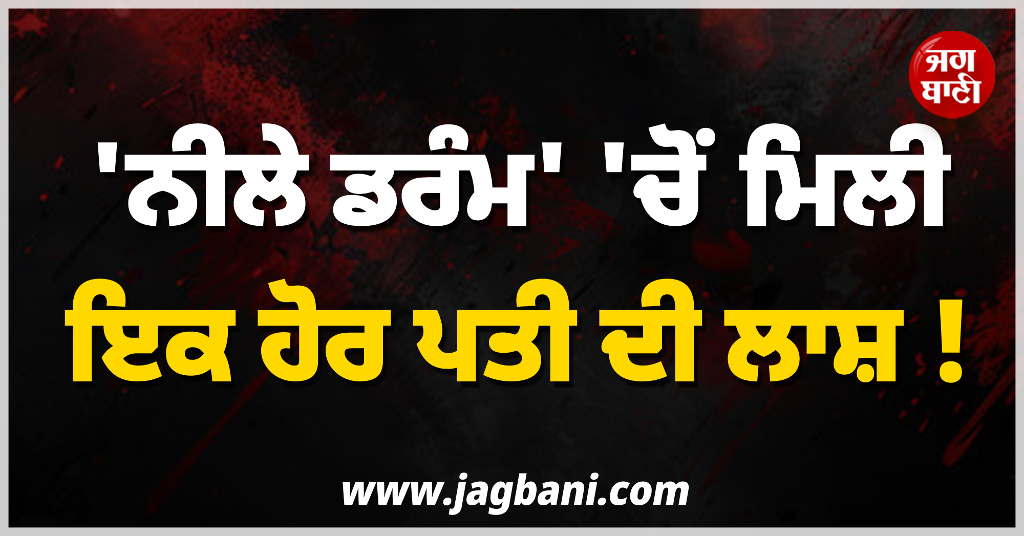 ''ਨੀਲੇ ਡਰੰਮ'' ''ਚੋਂ ਮਿਲੀ ਇਕ ਹੋਰ ਪਤੀ ਦੀ ਲਾਸ਼ ! ਹਾਲ ਦੇਖਣ ਵਾਲਿਆਂ ਦੇ ਪੈਰਾਂ ਹੇਠੋਂ ਖਿਸਕ ਗਈ ਜ਼ਮੀਨ