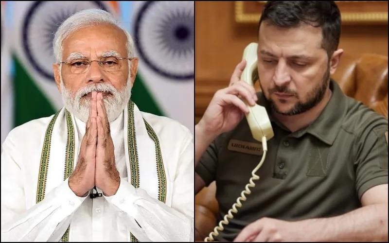 PM ਮੋਦੀ ਨੇ ਜ਼ੇਲੈਂਸਕੀ ਨਾਲ ਫ਼ੋਨ ''ਤੇ ਕੀਤੀ ਗੱਲਬਾਤ, ਸ਼ਾਂਤੀ ਲਈ ਹਰ ਸੰਭਵ ਮਦਦ ਦਾ ਦਿਵਾਇਆ ਭਰੋਸਾ