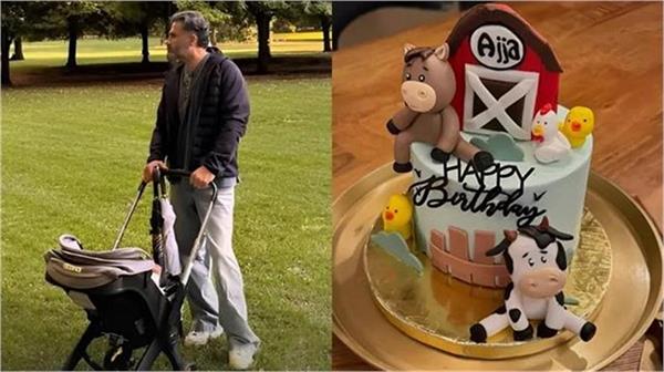 suniel shetty flaunts most precious gift from granddaughter evaraah