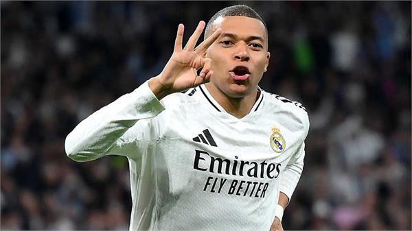 mbappe converts penalty into goal  gives real madrid victory