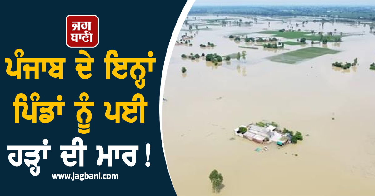 ਪੰਜਾਬ ਦੇ ਇਨ੍ਹਾਂ ਪਿੰਡਾਂ ਨੂੰ ਪਈ ਹੜ੍ਹਾਂ ਦੀ ਮਾਰ! ਹੋਈ ਭਾਰੀ ਤਬਾਹੀ, NDRF ਟੀਮਾਂ ਨੇ ਸਾਂਭਿਆ ਮੋਰਚਾ
