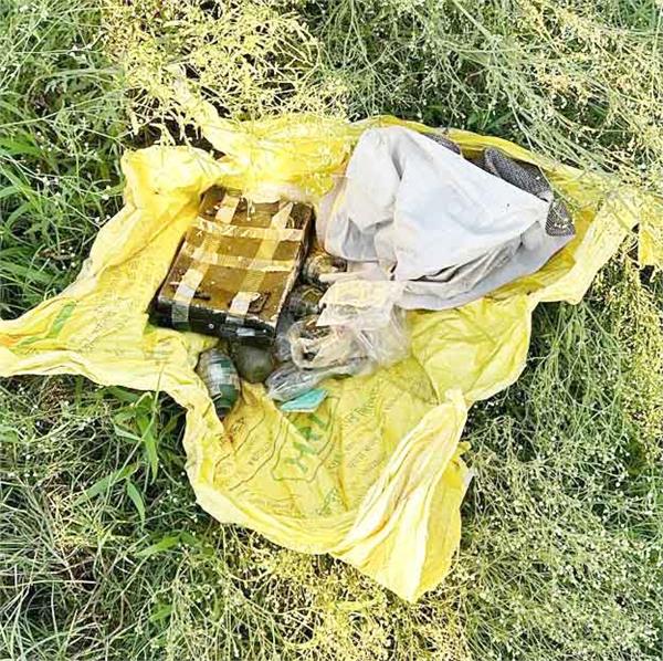 4 hand grenades recovered from puria village near batala