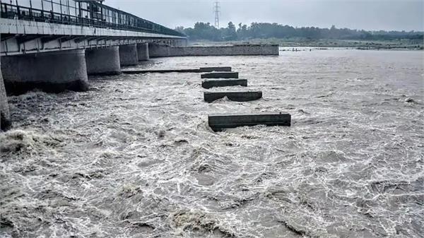 yamuna water level crosses danger mark