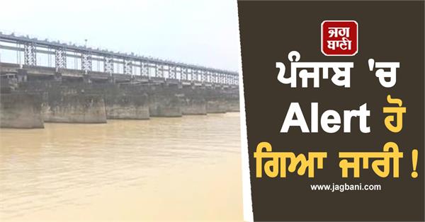 alert issued in punjab pong dam nears danger mark
