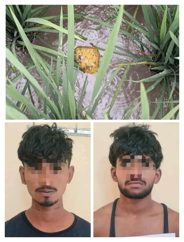 bsf arrests 2 minors with heroin and mobile phone