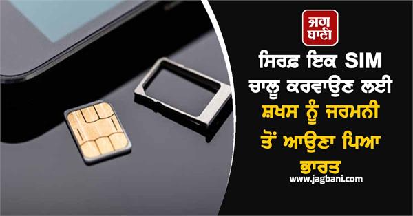 person germany india sim card activated