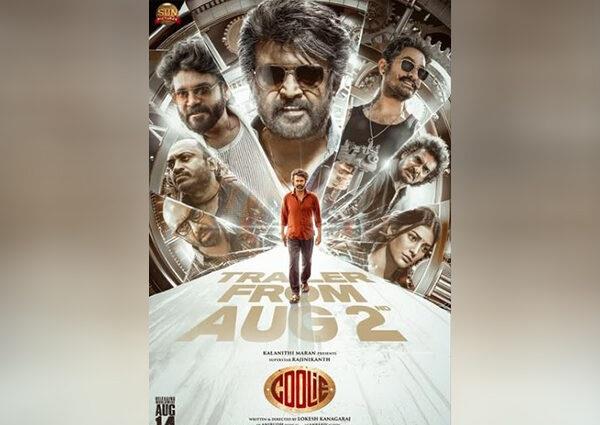 trailer of rajinikanth  s film coolie released